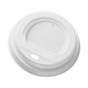 Καπάκι πιπίλα, λευκό, για ποτήρι 240-350ml (100τμχ)