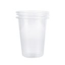 Ποτήρι πλαστικό ΡΡ, κρύου καφέ, 300-350ml (50τμχ)