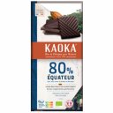 Σοκολάτα KAOKA Υγείας με 80% κακάο, Equateur (100gr)