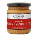 Μουστάρδα CLOVIS FRANCE με πιπέρι Espelette (200gr)