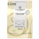 Σοκολάτα λευκή CALLEBAUT Velvet, σε σταγόνες (2,5kg)