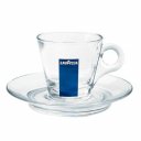 Φλυτζάνι καφέ LAVAZZA Espresso, με πιατάκι, γυάλινο (12τμχ)