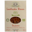 Sedanini RUSTICHELLA D'ABRUZZO Κόκκινης φακής, βιολογικό, χωρίς γλουτένη, Ιταλίας (250gr)