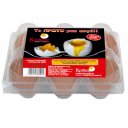 Αυγά ΚΡΟΚΟΣ Φρέσκα, medium, 53-63gr, σε πλαστική θήκη (6τμχ)