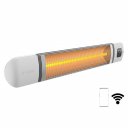 Θερμάστρα LUXEVA Smarty-WL 2500W με τηλεχειριστήριο και wifi, λευκή