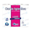 Ρολό χαρτί υγείας PAPERBLU 1000 Strappi Δίφυλλο, 96gr (4τμχ)