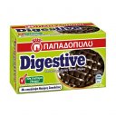Μπισκότα ΠΑΠΑΔΟΠΟΥΛΟΥ Digestive, με επικάλυψη μαύρης σοκολάτας και 30% λιγότερη ζάχαρη (200gr)