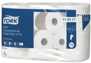 Ρολό χαρτί υγείας TORK Soft Conventional Premium, τρίφυλλο, 34.7 μέτρα (6τμχ)