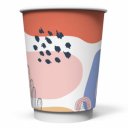 Ποτήρι χάρτινο Desert, διπλότοιχο, ροζ, 400ml (25τμχ)