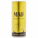 Οίνος λευκός MAD WINE Mad Bubbles, ημίγλυκος (250ml)