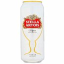 Μπύρα STELLA ARTOIS Lager, κουτί (500ml)