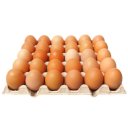 Αυγά φρέσκα, medium 53-62gr, Α' ποιότητα, αχυρώνα, εγχώρια, χάρτινη θήκη (30τμχ)